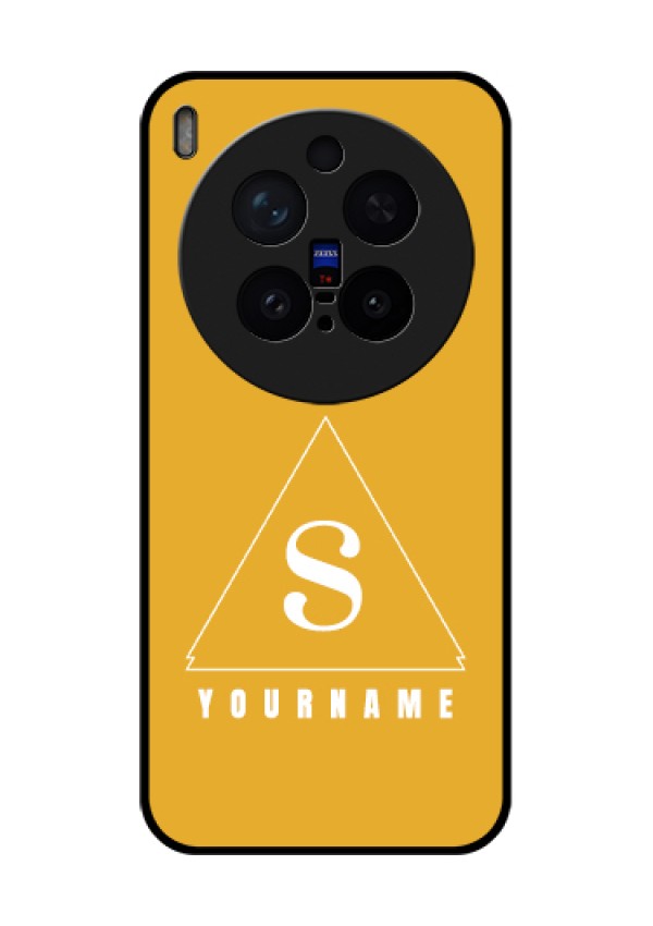 Vivo X300 Pro 5G Custom Glass Phone Case - Simple Triangle Design