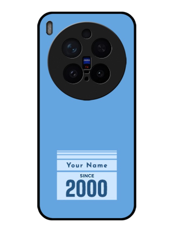 Custom Vivo X300 Pro 5G Custom Glass Phone Case - Custom Year Of Birth Design