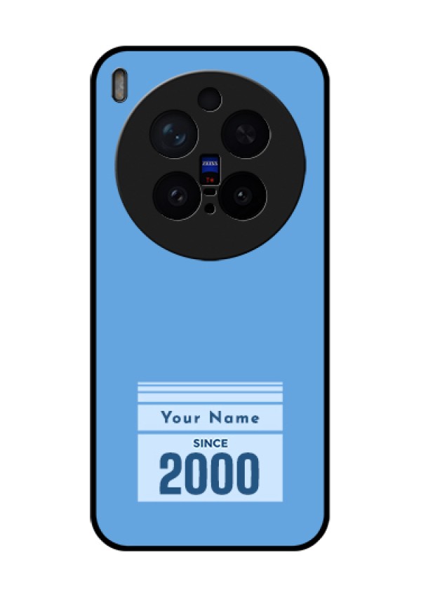 Vivo X300 Pro 5G Custom Glass Phone Case - Custom Year Of Birth Design