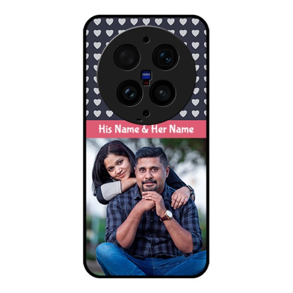 Vivo X300 Ultra 5G Custom Glass Phone Case - Love Symbols Design
