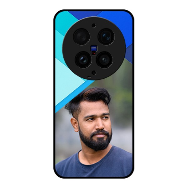 Vivo X300 Ultra 5G Custom Glass Phone Case - Blue Pattern Design