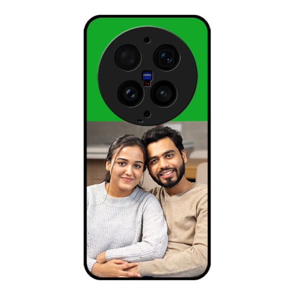 Vivo X300 Ultra 5G Custom Glass Phone Case - Green Pattern Design