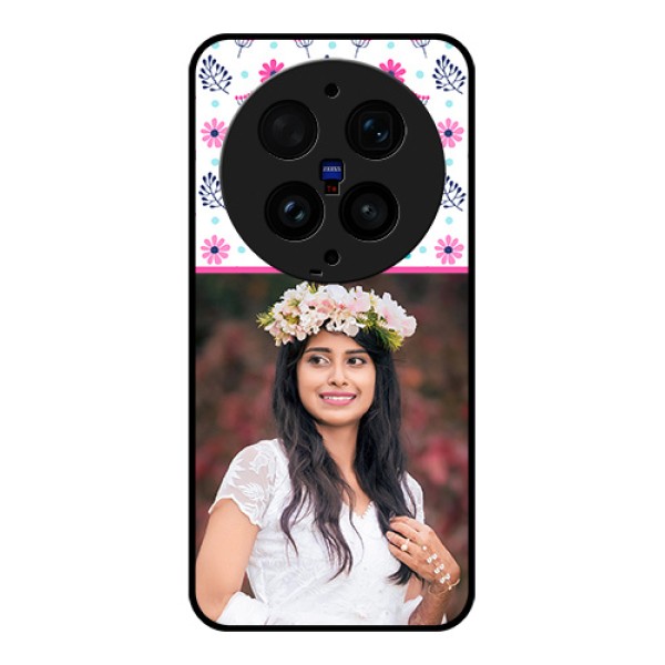 Vivo X300 Ultra 5G Custom Glass Phone Case - Colorful Flower Design