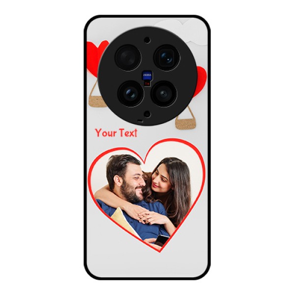 Vivo X300 Ultra 5G Custom Glass Phone Case - Parachute Love Design