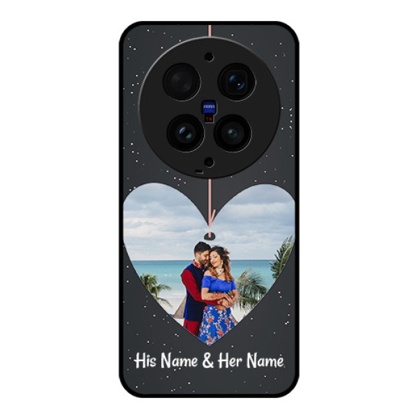 Vivo X300 Ultra 5G Custom Glass Phone Case - Hanging Heart Design