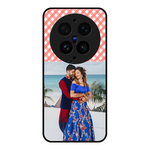 Vivo X300 Ultra 5G Custom Glass Phone Case - Pink Pattern Design