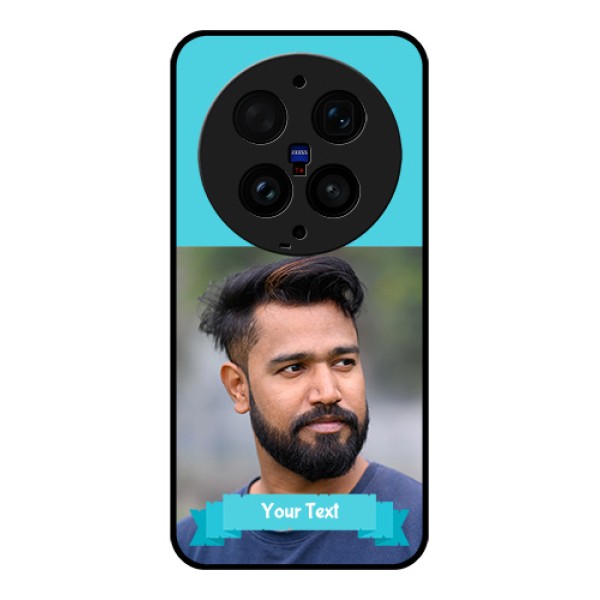 Vivo X300 Ultra 5G Custom Glass Phone Case - Blue Color Design
