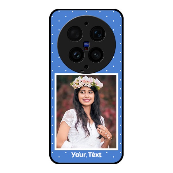 Vivo X300 Ultra 5G Custom Glass Phone Case - Polka Dots Design