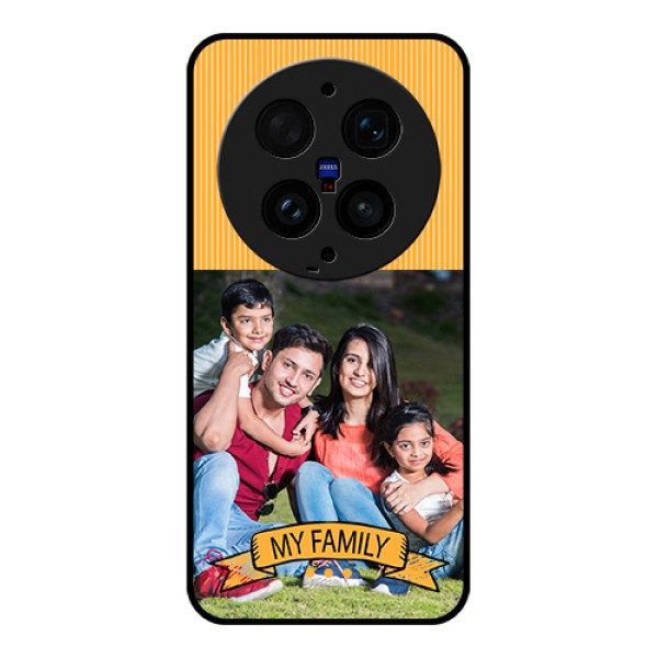 Vivo X300 Ultra 5G Custom Glass Phone Case - My Family Design