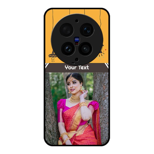 Vivo X300 Ultra 5G Custom Glass Phone Case - With Family Picture And Icons Vivo X300 Ultra 5G Custom Glass Phone Case - With Family Picture And Icons