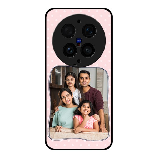 Vivo X300 Ultra 5G Custom Glass Phone Case - Family With Dots Design