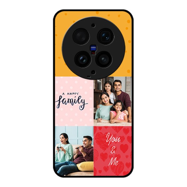 Vivo X300 Ultra 5G Custom Glass Phone Case - Images With Quotes Design