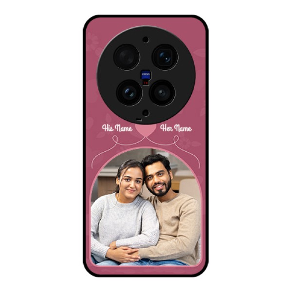 Vivo X300 Ultra 5G Custom Glass Phone Case - Love Floral Design