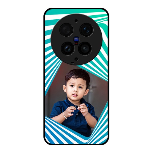 Vivo X300 Ultra 5G Custom Glass Phone Case - Abstract Spiral Design