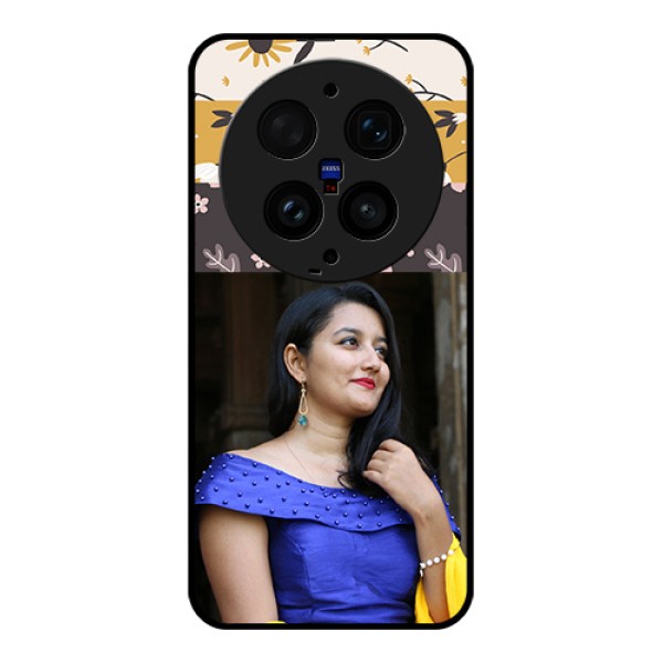 Vivo X300 Ultra 5G Custom Glass Phone Case - Stylish Floral Design