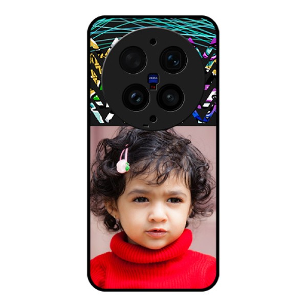 Vivo X300 Ultra 5G Custom Glass Phone Case - Neon Abstract Design