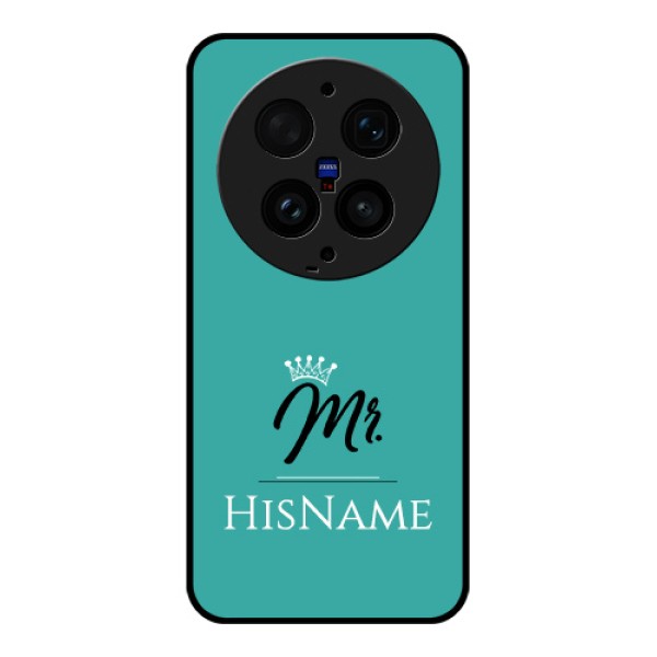 Vivo X300 Ultra 5G Custom Glass Phone Case - Mr With Name Design