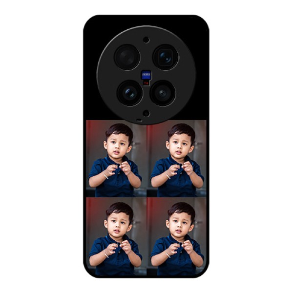 Vivo X300 Ultra 5G Custom Glass Phone Case - 4 Image Holder Design