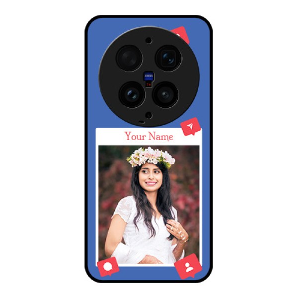 Vivo X300 Ultra 5G Custom Glass Phone Case - Like Share And Comment Design Vivo X300 Ultra 5G Custom Glass Phone Case - Like Share And Comment Design