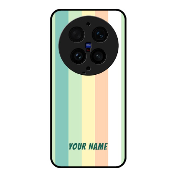 Vivo X300 Ultra 5G Custom Glass Phone Case - Multi - Colour Stripes Design Vivo X300 Ultra 5G Custom Glass Phone Case - Multi - Colour Stripes Design