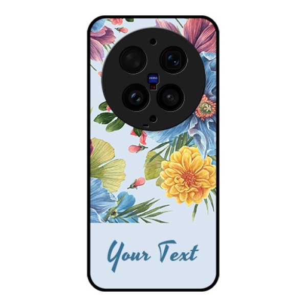 Vivo X300 Ultra 5G Custom Glass Phone Case - Stunning Watercolored Flowers Painting Design Vivo X300 Ultra 5G Custom Glass Phone Case - Stunning Watercolored Flowers Painting Design