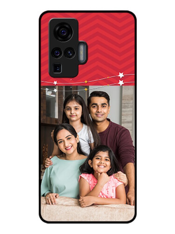 Custom Vivo X50 Pro 5G Personalized Glass Phone Case - Happy Family Design
