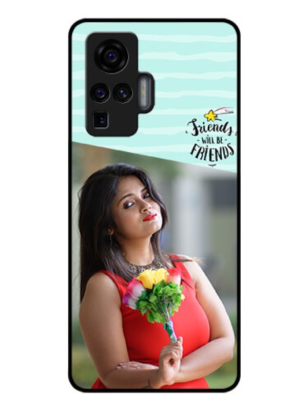 Custom Vivo X50 Pro 5G Custom Glass Phone Case - Friends Picture Icon Design