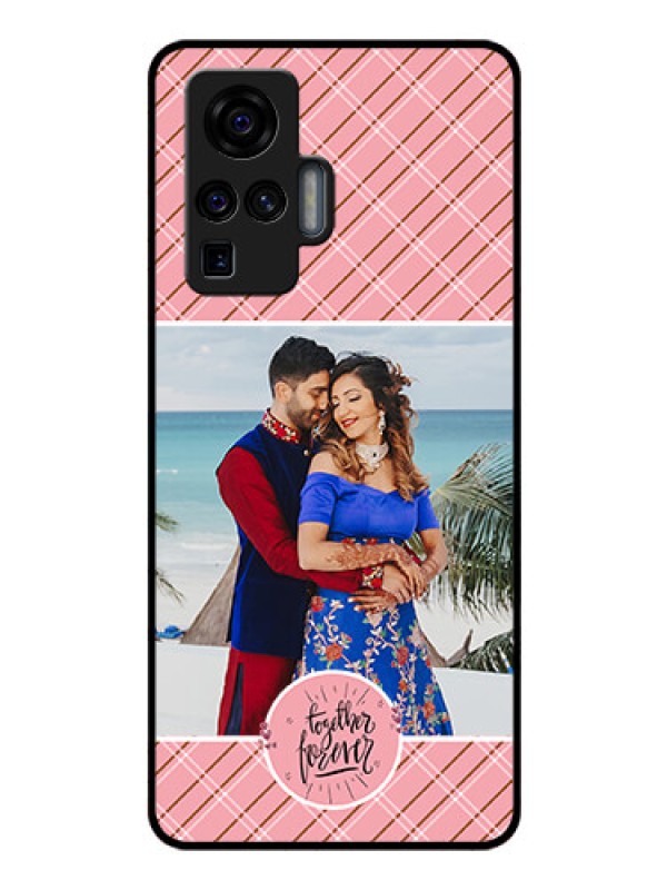 Custom Vivo X50 Pro 5G Personalized Glass Phone Case - Together Forever Design
