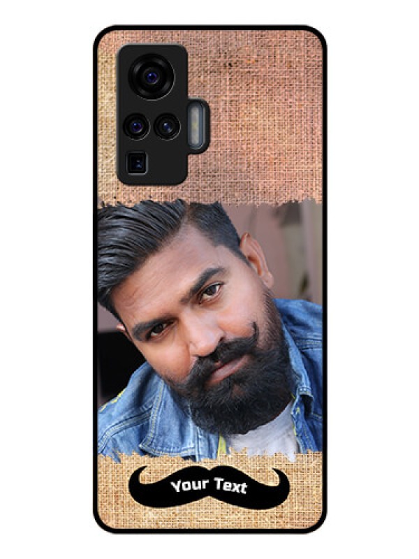 Custom Vivo X50 Pro 5G Personalized Glass Phone Case - with Texture Design