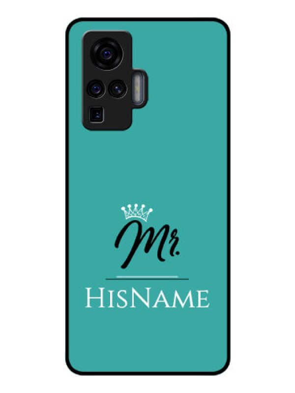 Custom Vivo X50 Pro 5G Custom Glass Phone Case Mr with Name