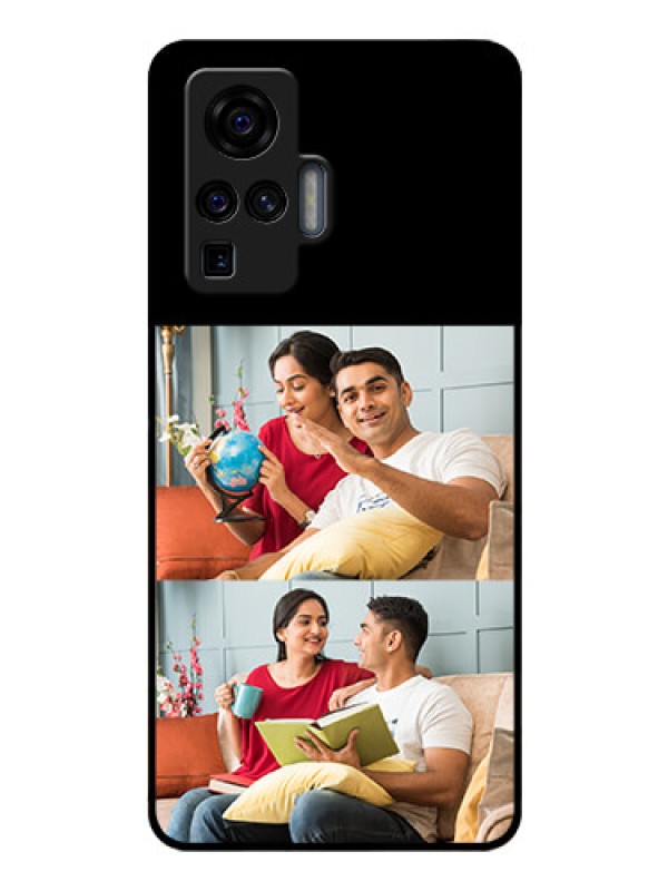 Custom Vivo X50 Pro 5G 2 Images on Glass Phone Cover