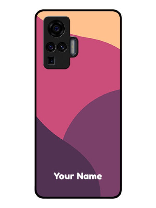 Custom Vivo X50 Pro 5G Custom Glass Phone Case - Mixed Multi-colour abstract art Design