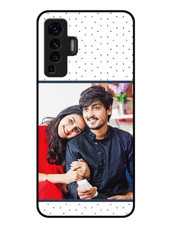Custom Vivo X50 Personalized Glass Phone Case - Premium Dot Design