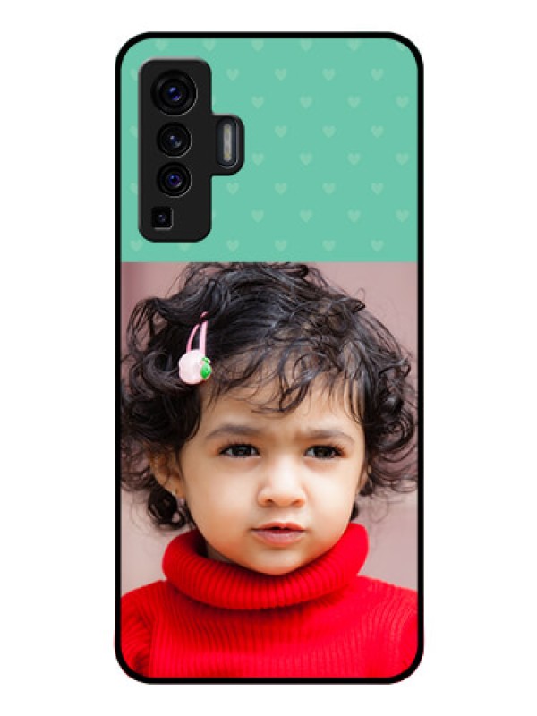 Custom Vivo X50 Custom Glass Phone Case - Lovers Picture Design