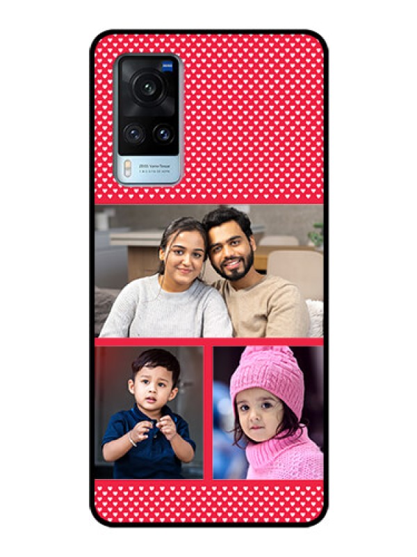 Custom Vivo X60 Personalized Glass Phone Case - Bulk Pic Upload Design