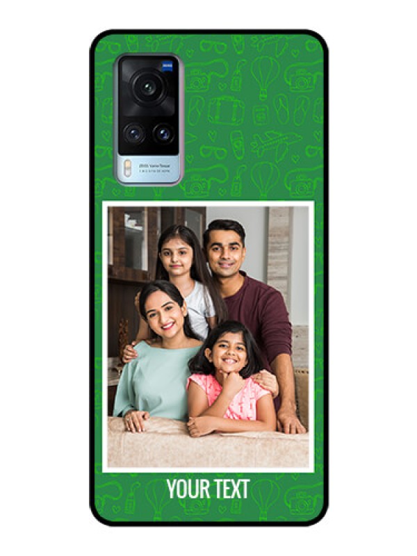 Custom Vivo X60 Personalized Glass Phone Case - Picture Upload Design