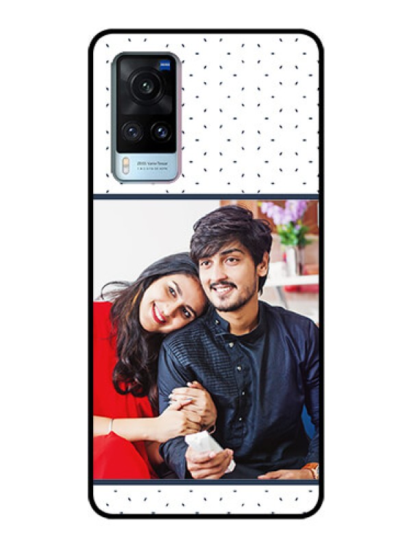 Custom Vivo X60 Personalized Glass Phone Case - Premium Dot Design