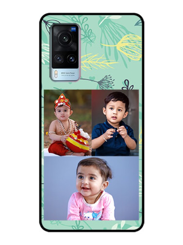 Custom Vivo X60 Photo Printing on Glass Case - Forever Family Design 