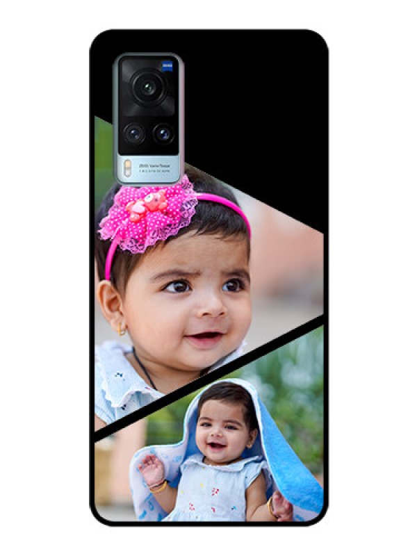 Custom Vivo X60 Custom Glass Phone Case - Semi Cut Design