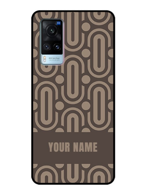 Custom Vivo X60 5G Custom Glass Phone Case - Captivating Zero Pattern Design