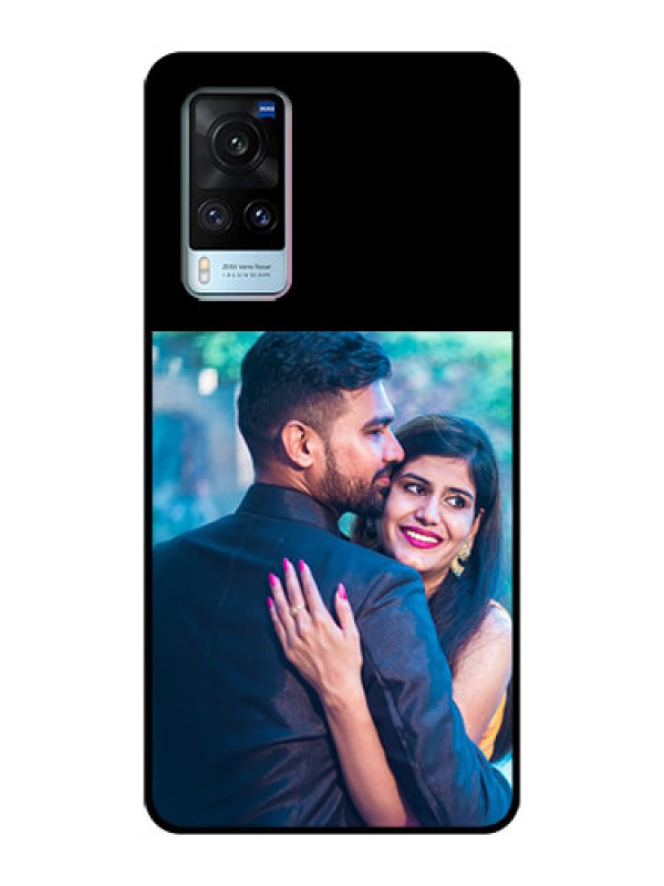 Custom Vivo X60 5G Custom Glass Phone Case - Upload Full Picture With Custom Color Design