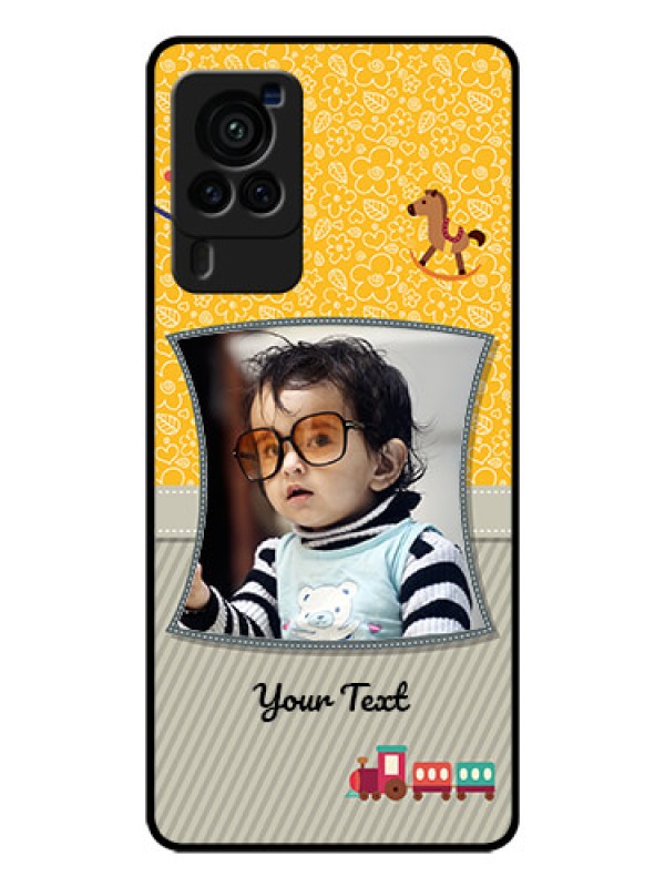 Custom Vivo X60 Pro 5G Personalized Glass Phone Case - Baby Picture Upload Design
