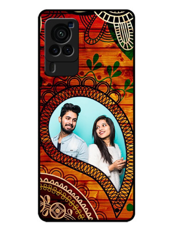 Custom Vivo X60 Pro 5G Personalized Glass Phone Case - Abstract Colorful Design
