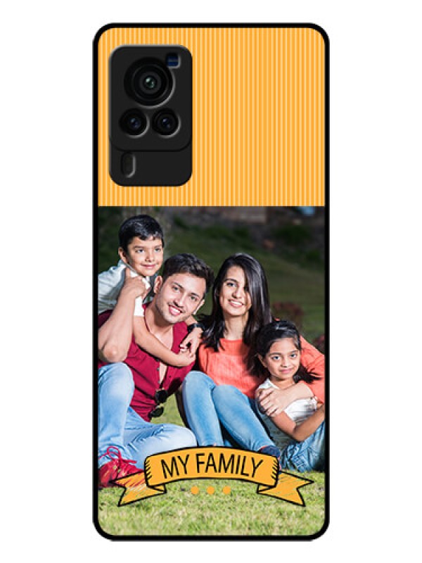 Custom Vivo X60 Pro 5G Custom Glass Phone Case - My Family Design