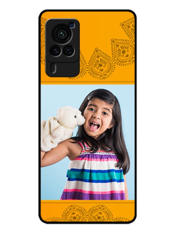 Custom Vivo X60 Pro 5G Personalized Glass Phone Case - Photo Wedding Design