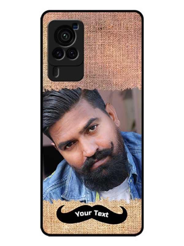 Custom Vivo X60 Pro 5G Personalized Glass Phone Case - with Texture Design