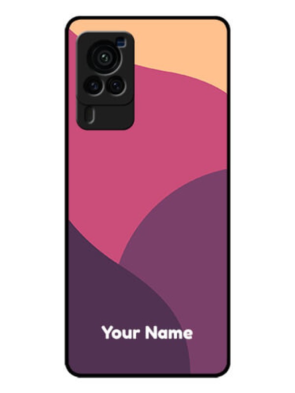 Custom Vivo X60 Pro 5G Custom Glass Phone Case - Mixed Multi-colour abstract art Design