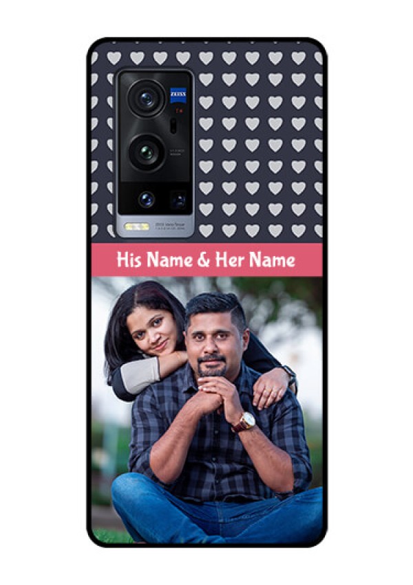 Vivo X60 Pro Plus 5G Custom Glass Mobile Case - Love Symbols Design