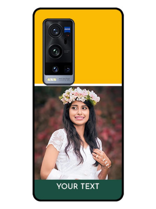 Custom Vivo X60 Pro Plus 5G Photo Printing on Glass Case - Love You Design