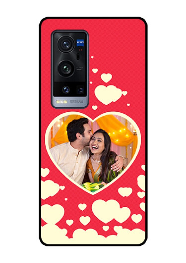 Vivo X60 Pro Plus 5G Custom Glass Mobile Case - Love Symbols Phone Cover Design